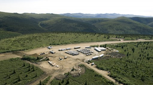 Aerial view of the Casino copper project