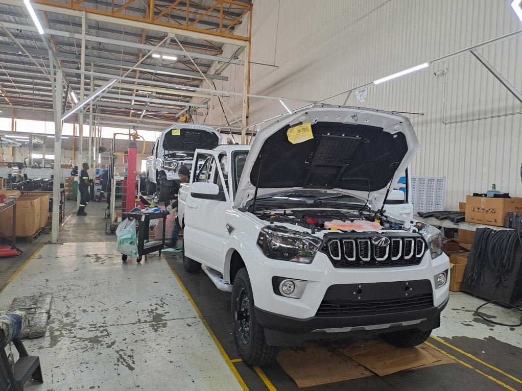 An image showing Mahindra SA's SKD assembly plant 