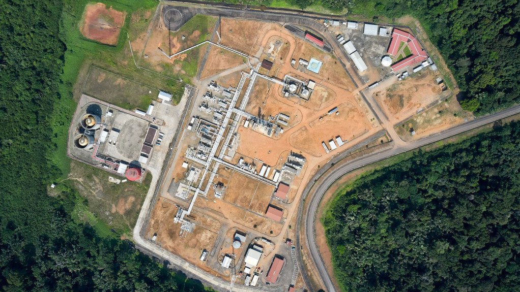 An image of Perenco's Bipaga Gas Processing Centre in Cameroon