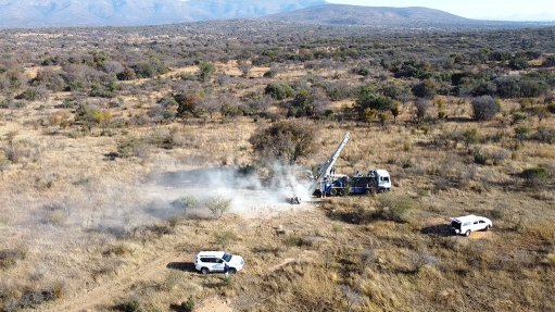 Exploration drilling on a Botswana Diamonds prospect