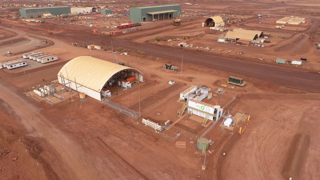 Fortescue's liquid hydrogen plant, in Australia