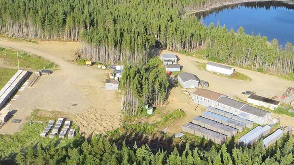 Aerial view of the Valentine gold project