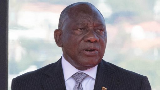 An image of President Cyril Ramaphosa 