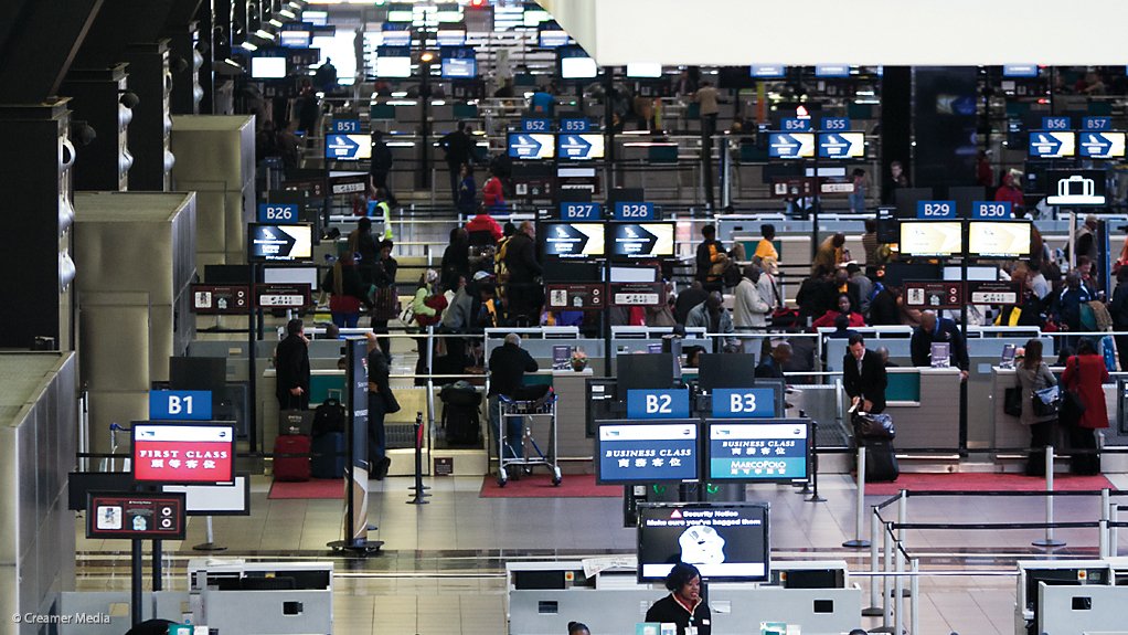 Inside the OR Tambo International Airport