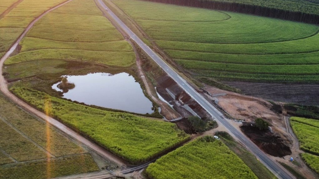 An image of the N2 following its repair 