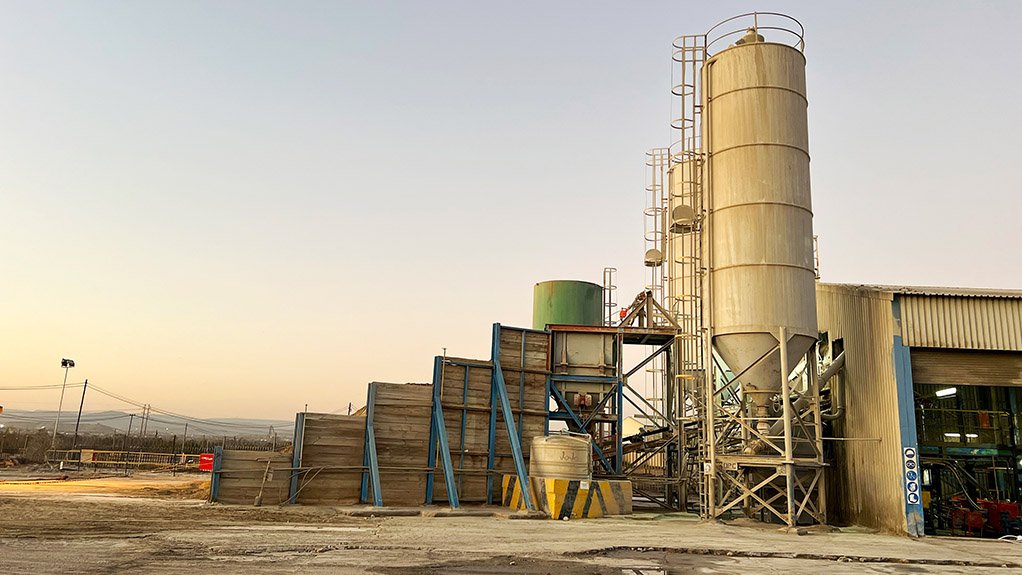 Image of a grout injection plants 