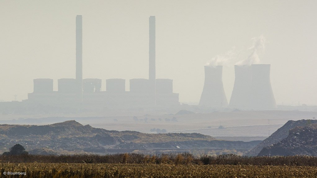 Air pollution near the Duvha power station in Mpumalanga