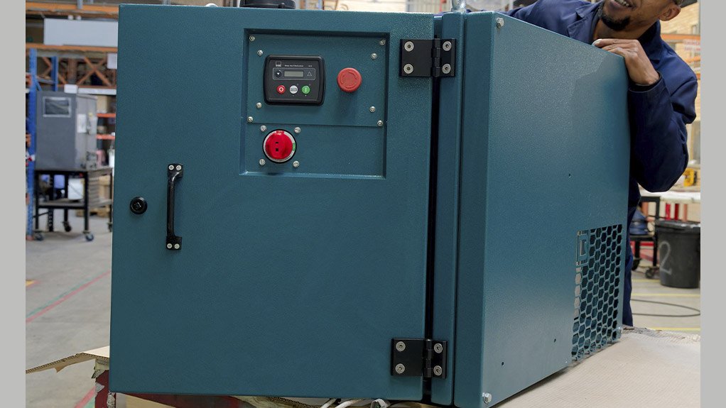 The Booyco Engineering APU is designed to keep the HVAC system running inside an operator cab while the machine's main diesel engine is turned off