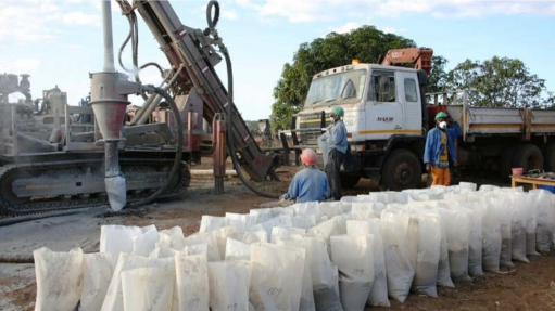 Bags of ore from the Kanyika niobium project