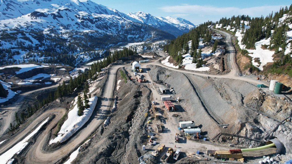 The portal area of the Big Missouri mine at Premier.