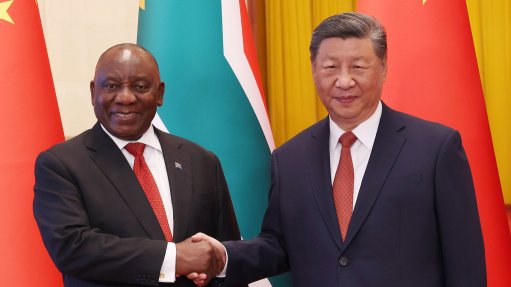 Image of Cyril Ramaphosa and  Xi Jinping