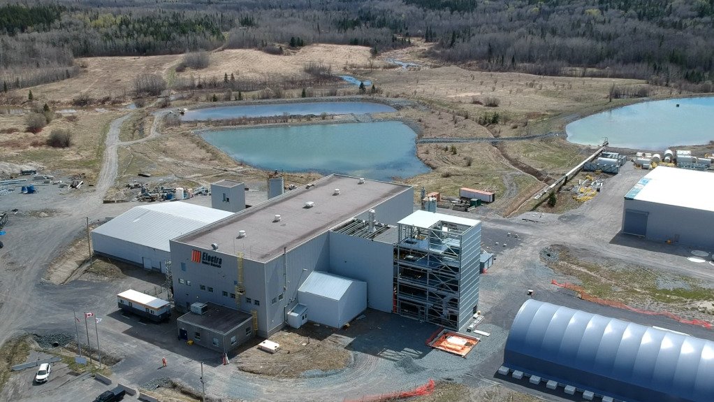 An aerial view of the Electra Ontario refinery