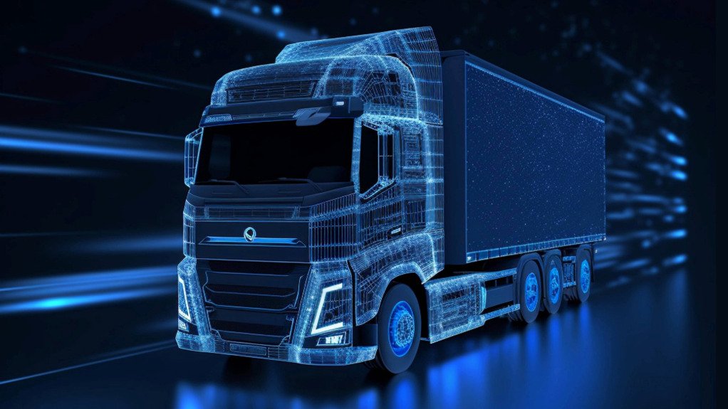 An image of a truck enhanced with Internet of Things