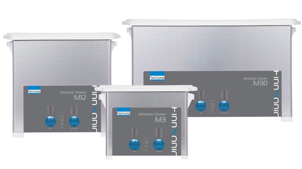 The FinnSonic M3 series is a bench-top ultrasonic vibration cleaner offered by Reinol 