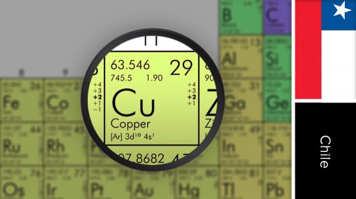 Image of Chile flag and periodic table symbol for copper