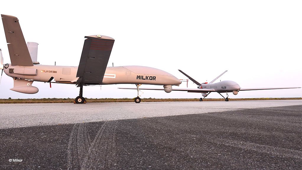 Two Milkor 380s on a taxiway