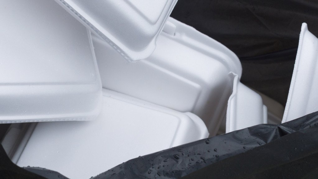 The above image depicts polystyrene containers 