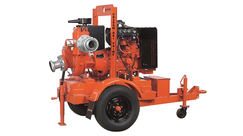 Image of a Godwin diesel-driven dewatering pump