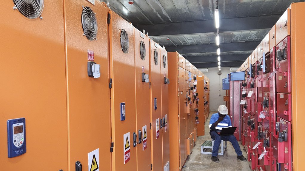 A WEG Motor Control Centre installed on a mine in the DRC