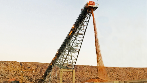 Image of ore handling system at the Gamsberg zinc mine