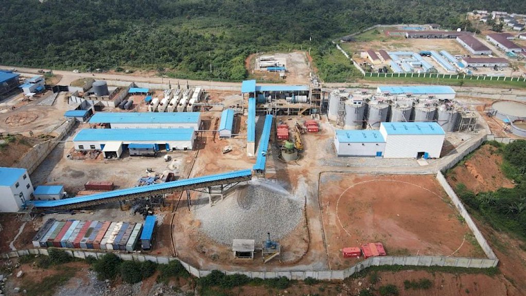 WEST AFRICA EXPANSION Thor Explorations is expanding its presence in West Africa with the acquisition of the Guitry Gold exploration project in Côte d’Ivoire. Seen here is the developer’s existing Segilola gold project’s processing plant in Nigeria 