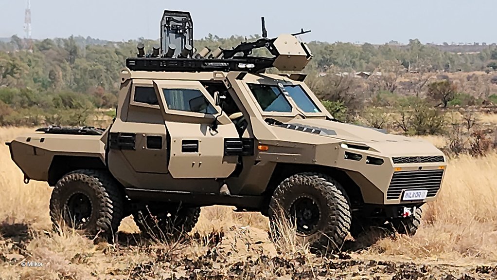 The border patrol version of the 4 x 4 Frontier agile vehicle