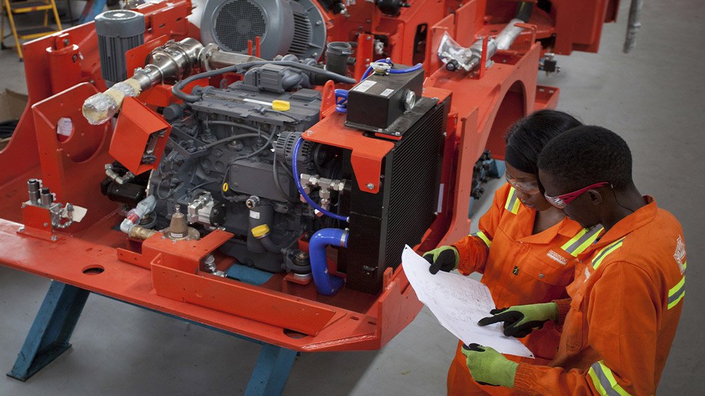 The Sandvik operations in Zimbabwe have also evolved their support strategies to include a full remanufacturing service for its underground equipment