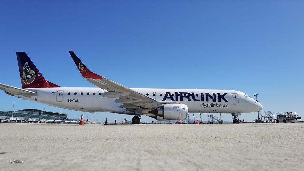 An Embraer E190 operated by Airlink