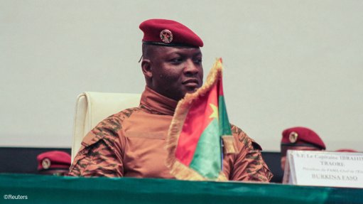 Burkina Faso junta leader Captain Ibrahim Traore