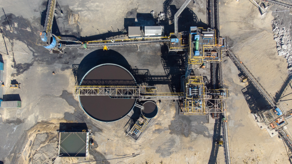 An aerial view of the top of the Springs site