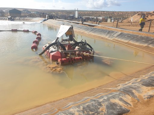 Image of  SlurrySucker used to clear silt