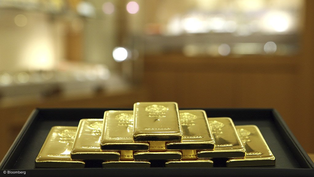 An image of gold bars