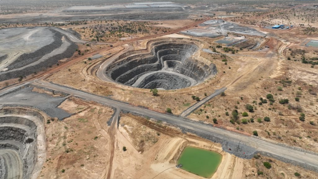 Aerial view of the Sanbrado mine