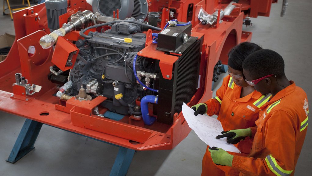 COMPLETE OVERHAUL The Sandvik operations in Zimbabwe have also evolved their support strategies to include a full remanufacturing service for its underground equipment 