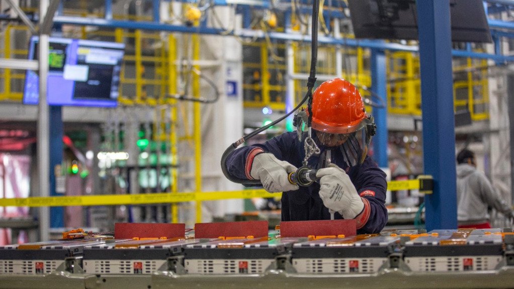 GM Battery module assembly at GM's Spring Hill Assembly in Tennessee