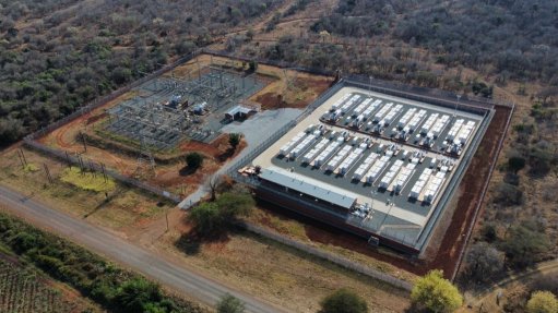 An image of Eskom's Pongola BESS site in KwaZulu Natal