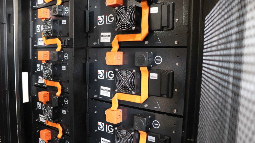 An image of I-G3N's Giga rack solution