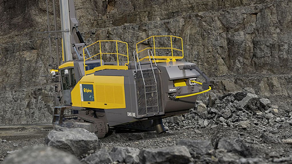 Image of Epiroc’s SmartROC D65 battery-electric drill rig