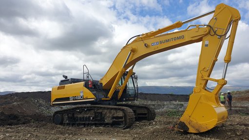 Image of Sumitomo excavator distributed by ELB Equipment