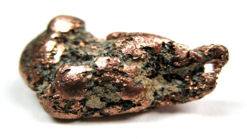 Image of native copper nugget