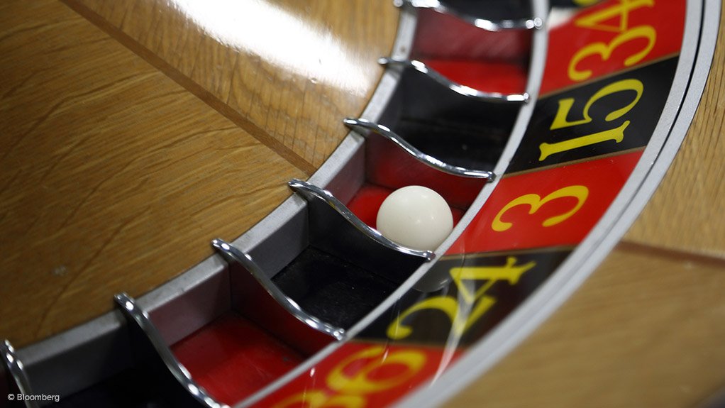 roulette table closeup