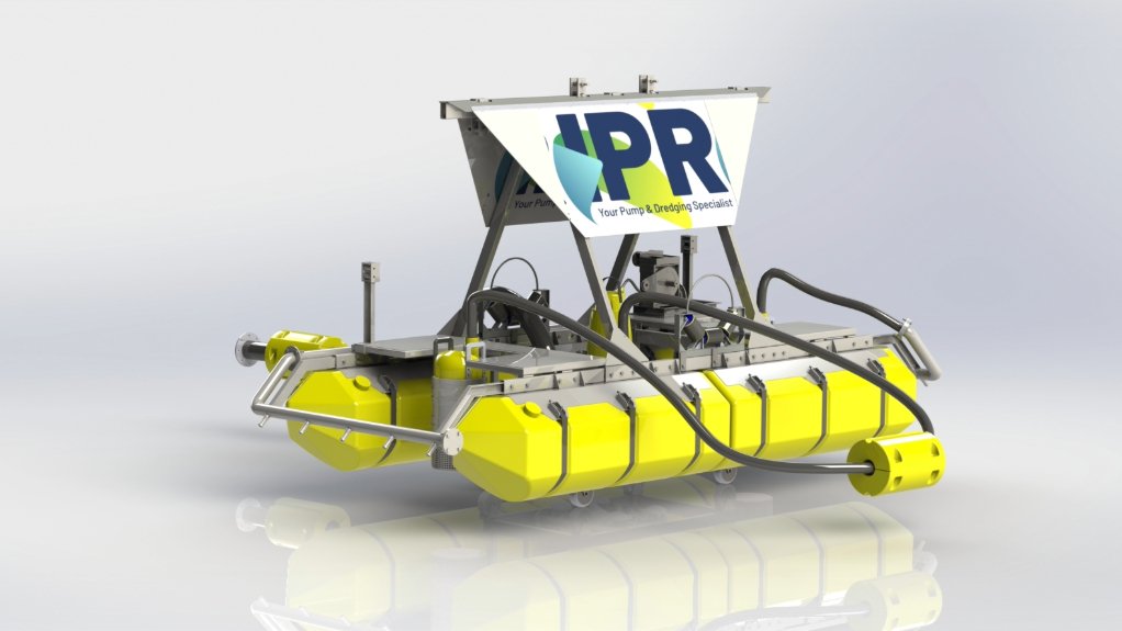 IPR’s SlurrySucker is a dredging system that suspends a heavy duty submersible slurry pump from a specially designed flotation raft