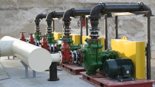 An image of a Schurco Slurry pump system at a copper mine.