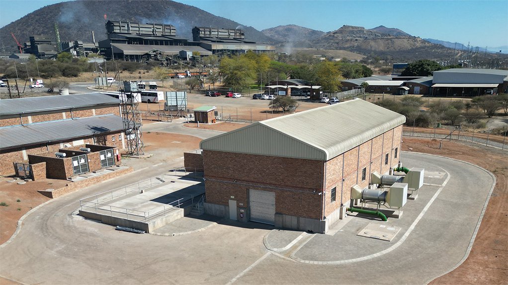 New Spitskop Pump Station in Steelpoort, Limpopo, from the outside