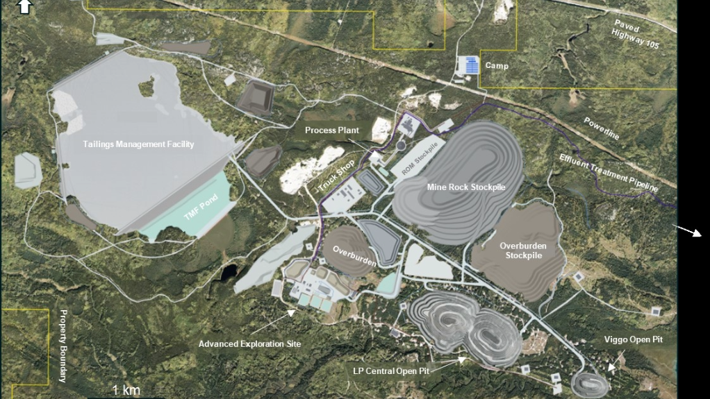 Proposed site layout of the Great Bear project