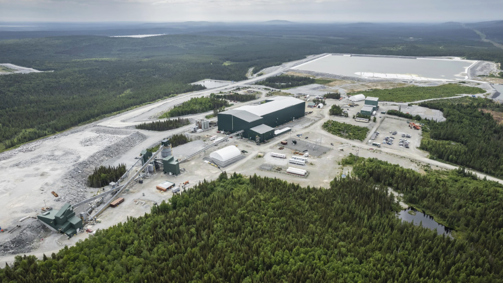 Aerial view of the North American Lithium operation