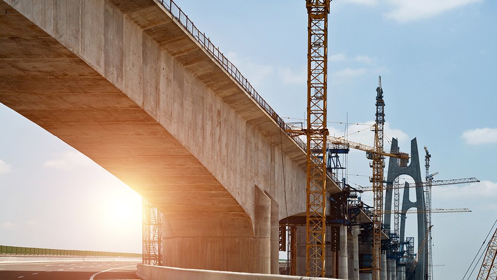 Image of a bridge under construction