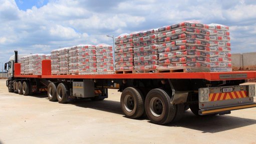 Sephaku cement-loaded truck