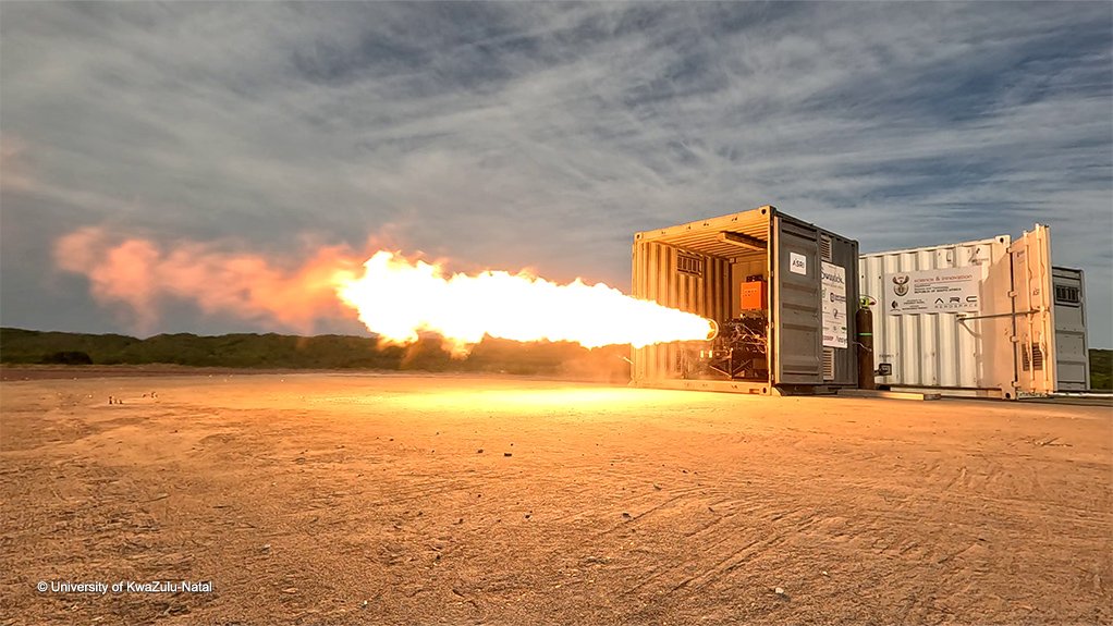 Rocket ground test by ASRI