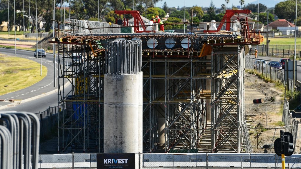 Construction work on the sky circle